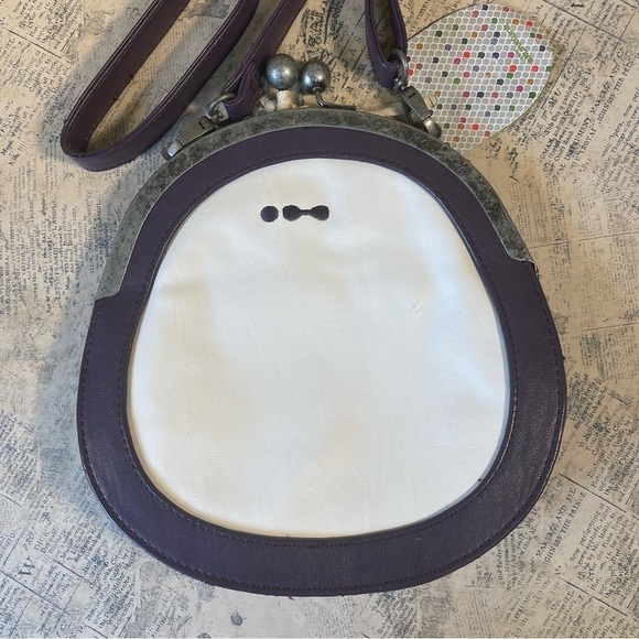 Skunkfunk Woven Clutch Purple and Pink crossbody bag - Picture 4 of 11